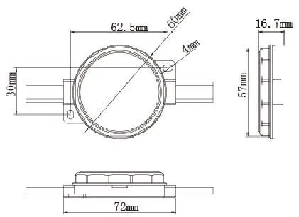 Aluminum Profile DMX LED Pixel Point Light
